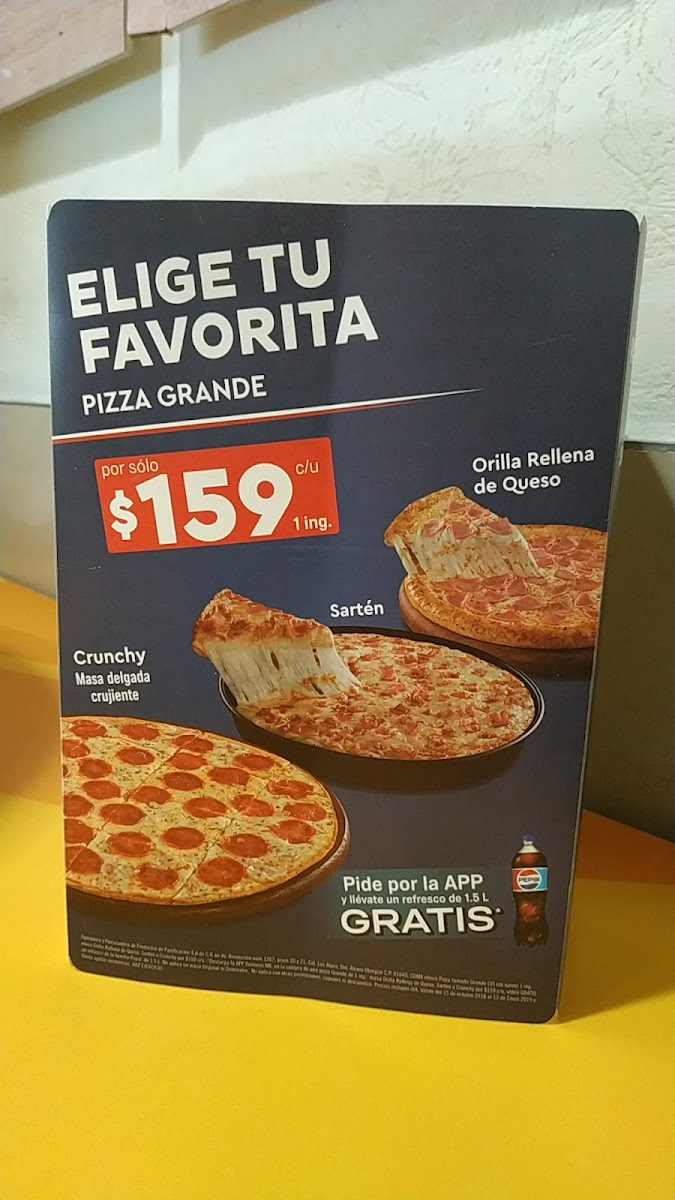 Domino's Tlaxcala Estadio Menu - Image 2